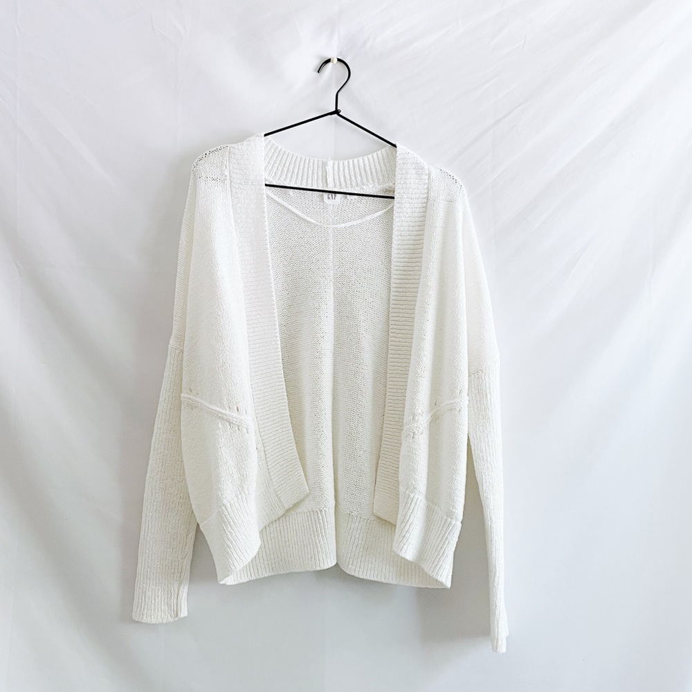 White Knit Cardigan